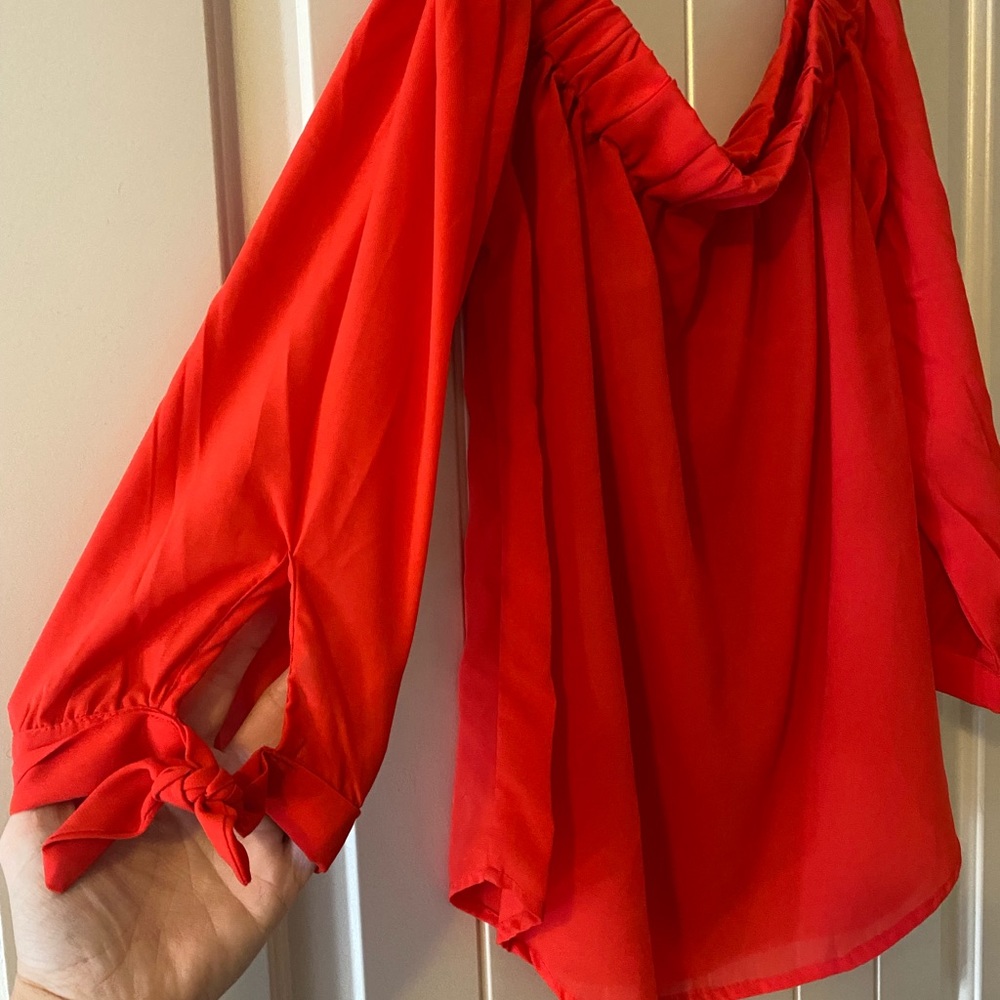 NWT red blouse
